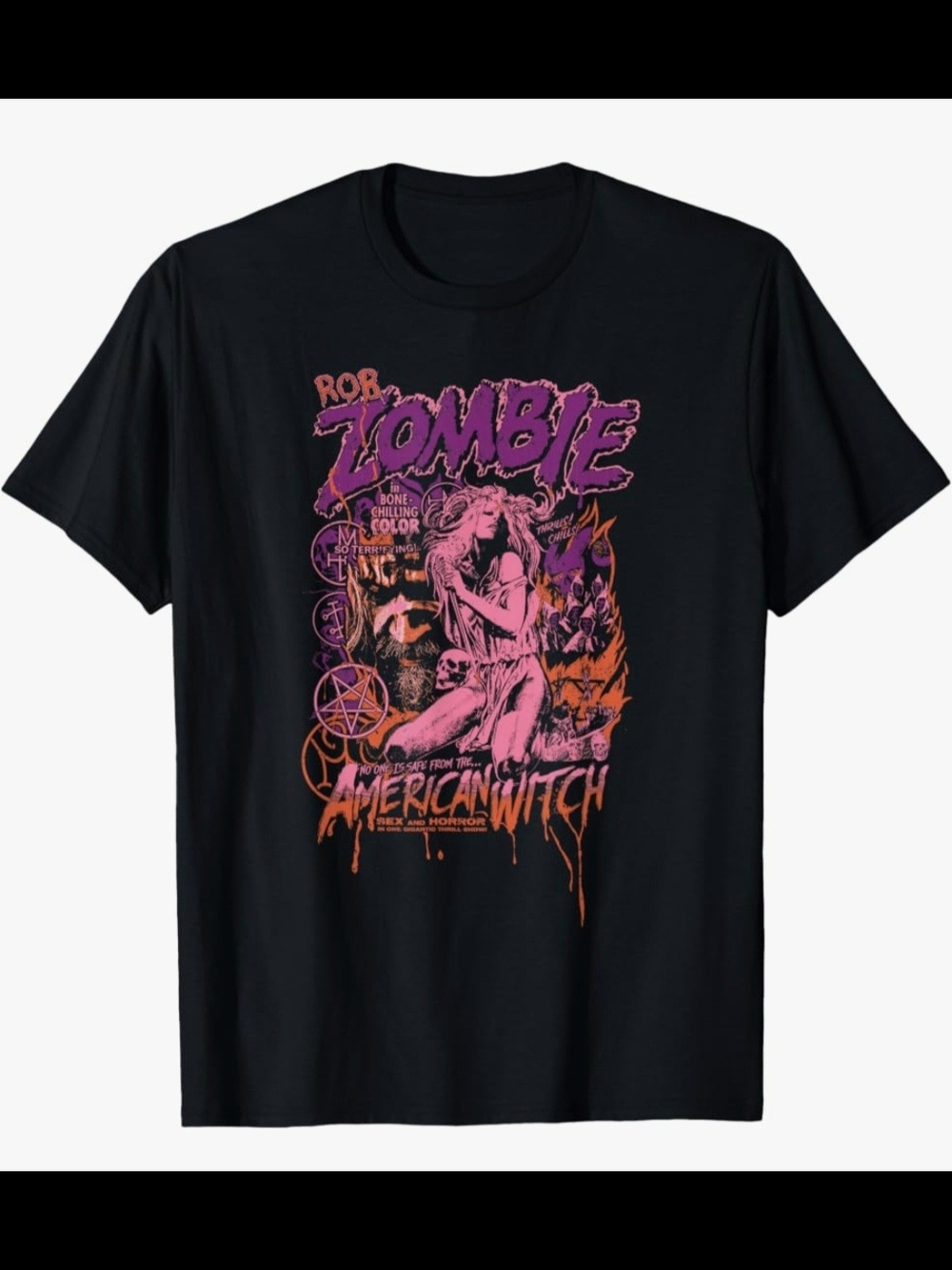 Rob Zombie American Witch Pastel Graphic Tee Size XL